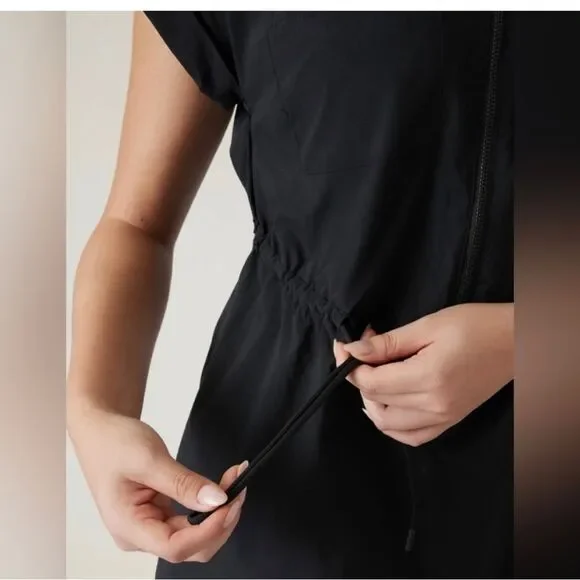 - NWT Athleta Topspin Dress. Black. 2X - Picture 8 of 9